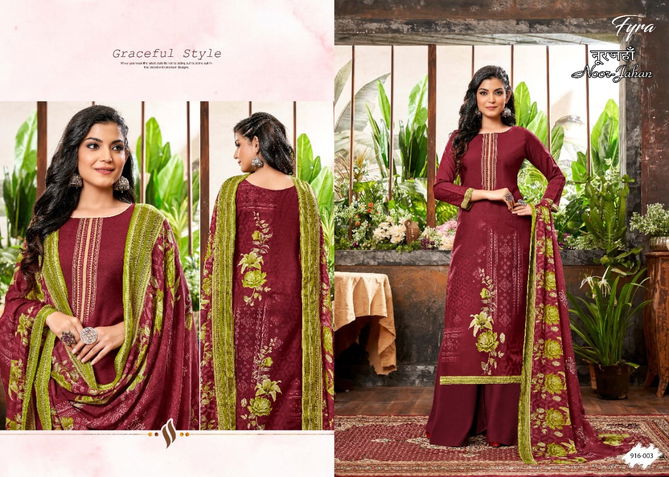 Fyra Noor Jahan 4 Casual Daily Wear Cotton Digital Print Designer Dress Material